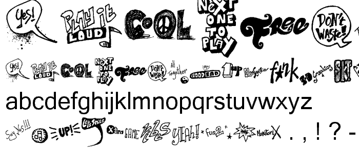 Talk of the wall font